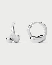 Load image into Gallery viewer, Loop Hoops, Silver

