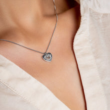 Load image into Gallery viewer, Cariad® Sparkle Pendant with Topaz, Sterling Silver &amp; Welsh Gold
