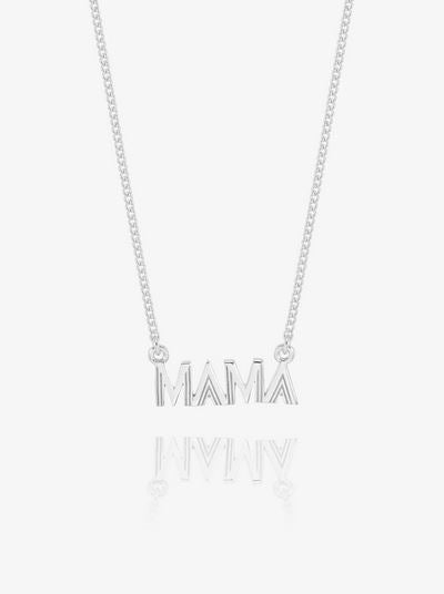 Mama Necklace, Sterling Silver