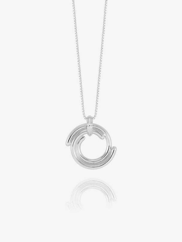 Evolve Necklace, Silver