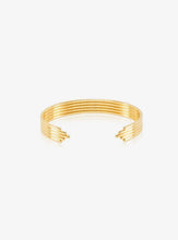Load image into Gallery viewer, Lifestream Statement Bangle, Goldplate
