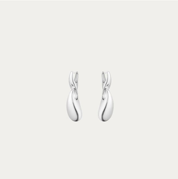 Reflect Drop Earring, Sterling Silver