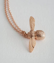 Load image into Gallery viewer, Baby Bee Necklace, Goldplate
