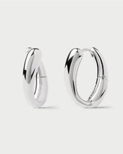 Load image into Gallery viewer, Helix Hoops, Silver

