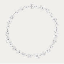 Load image into Gallery viewer, Daisy Layered Necklace Medium/Large, Silver &amp; Enamel
