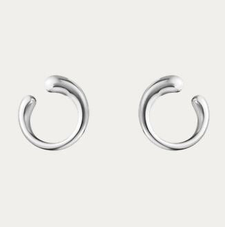 Mercy Stud Earrings, Silver
