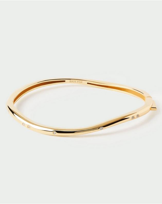 Air Bangle Medium, Goldplate