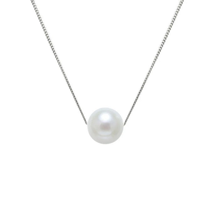 Sterling Silver, White Pearl Pendant