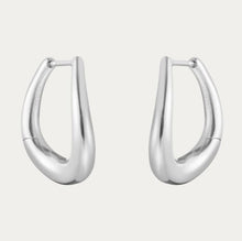 Load image into Gallery viewer, Offspring Earhoops Medium, Sterling Silver
