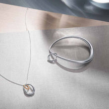 Load image into Gallery viewer, Offspring Bangle with Charm, Sterling Silver

