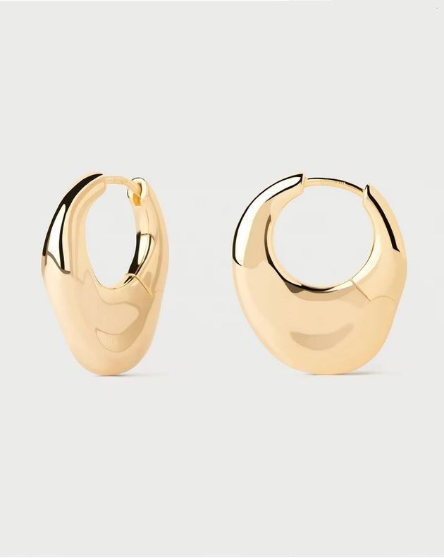 Volcano Hoops, Goldplate