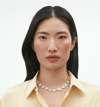 Load image into Gallery viewer, Daisy Layered Necklace Medium/Large, Silver &amp; Enamel

