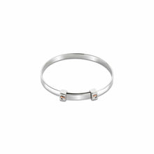 Load image into Gallery viewer, Tree of Life® Insignia Baby Bangle, Sterling Silver &amp; Welsh Gold
