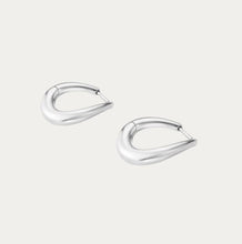 Load image into Gallery viewer, Offspring Earhoops Medium, Sterling Silver
