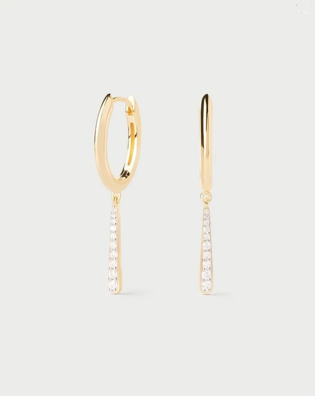 Olga Mini Hoops, Goldplate