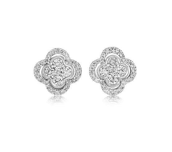 18ct White Gold, 0.30ct Diamond Earrings