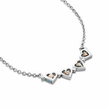 Load image into Gallery viewer, Tree of Life® Heart Bracelet, Sterling Silver &amp; Welsh Gold
