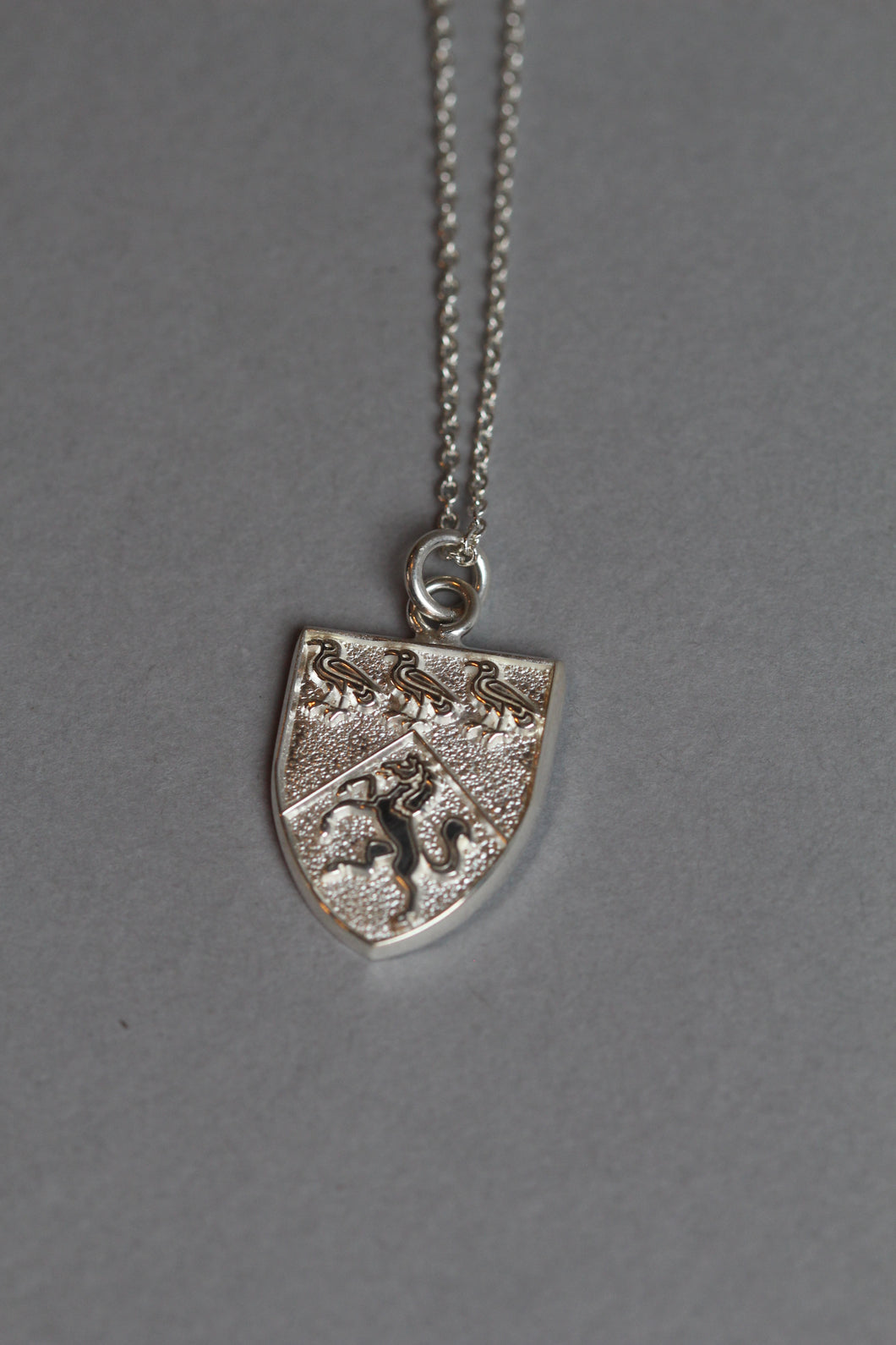 University of Kent Crest Pendant, Sterling Silver