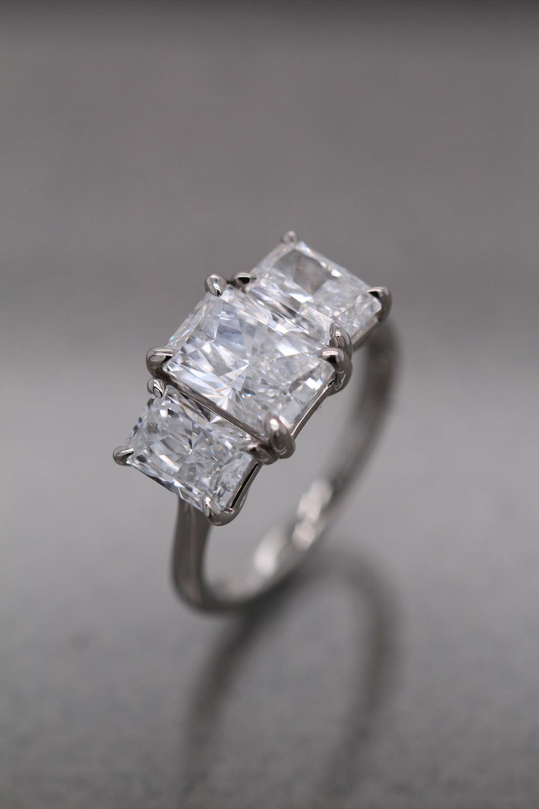 Platinum, 4.18ct D VVS Laboratory Grown Diamond Ring