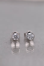 Load image into Gallery viewer, Platinum, 0.62tcw D VS1 Laboratory Grown Diamond Earrings
