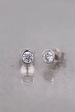 Load image into Gallery viewer, Platinum, 0.62tcw D VS1 Laboratory Grown Diamond Earrings
