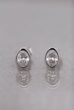 Load image into Gallery viewer, Platinum, 1.06tcw D VS1 Laboratory Grown Diamond Earrings

