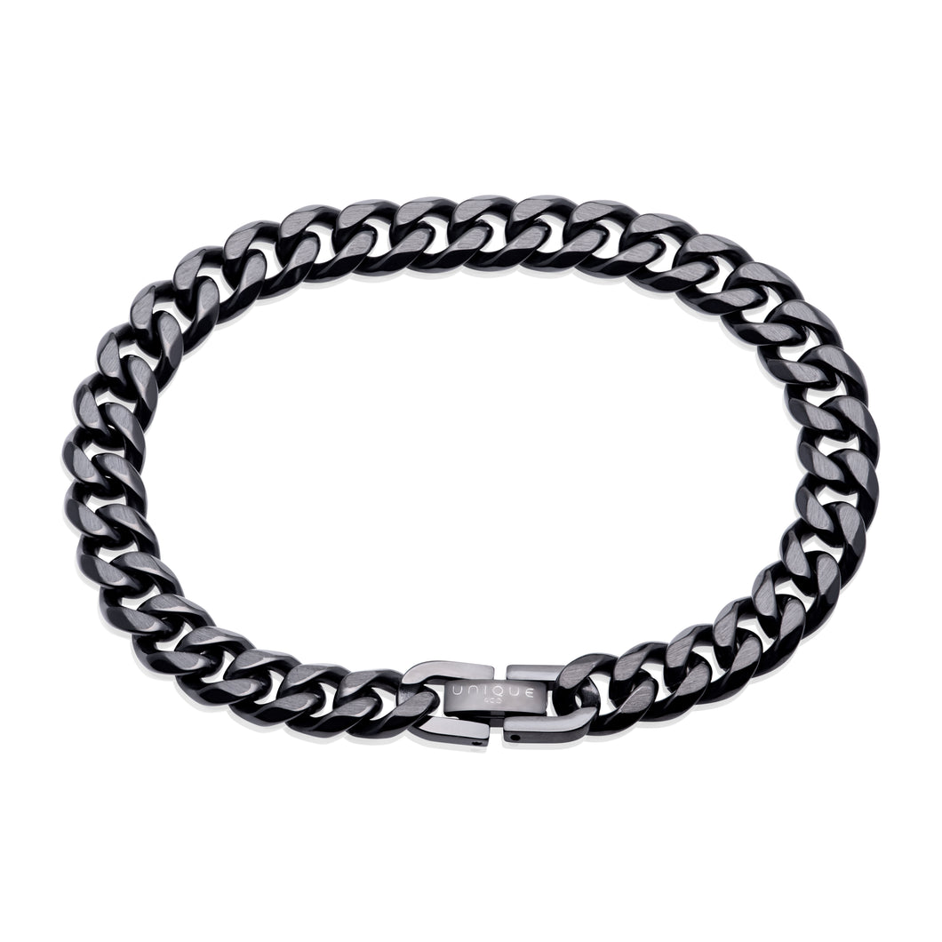 Black Plated Steel Bracelet