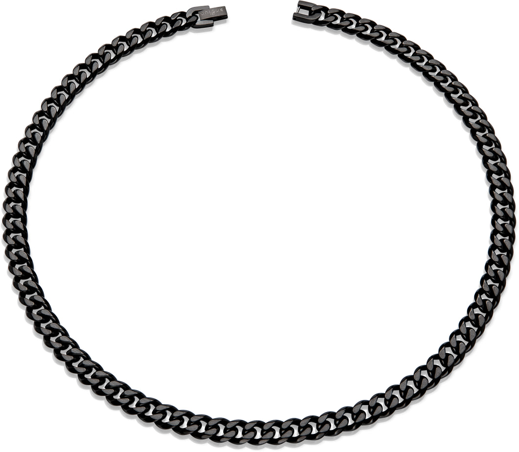 Black Plated Steel Necklace
