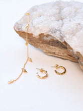 Load image into Gallery viewer, Mini Arrow Spike Hoop Earrings, Gold
