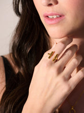 Load image into Gallery viewer, T-Bar Adjustable Ring, Goldplate
