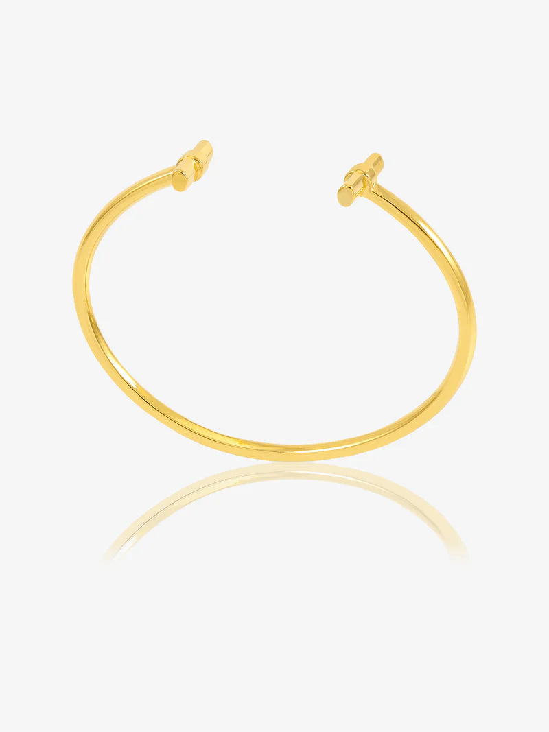 T-Bar Bangle, Goldplate