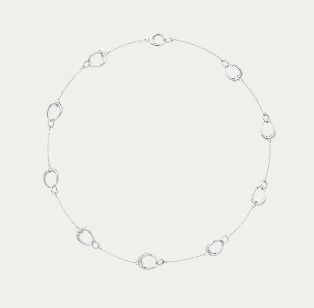 Offspring In-Line Necklace, Sterling Silver