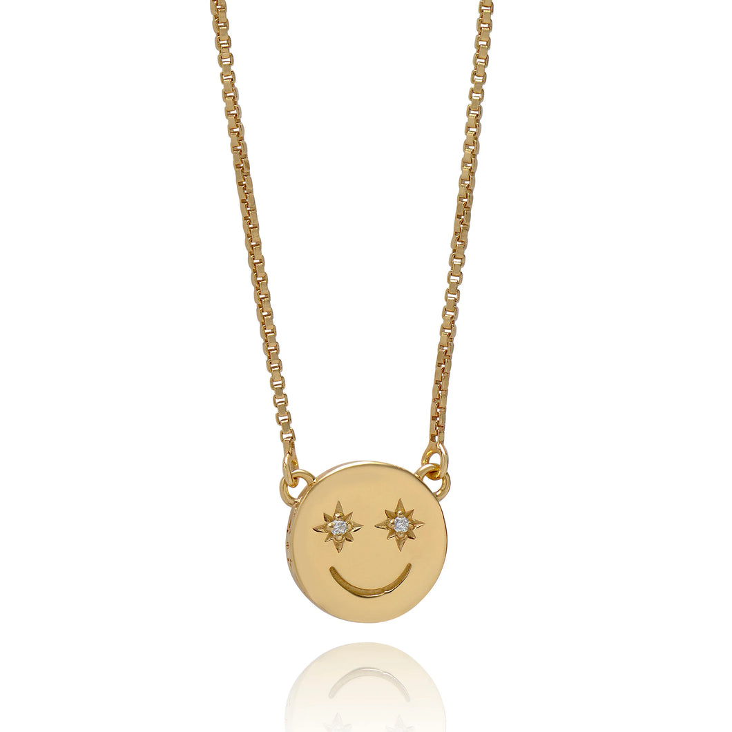 Mini Happy Face necklace