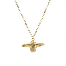 Load image into Gallery viewer, Teeny Tiny Bumblebee Necklace, 18ct Gold
